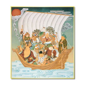 仏画色紙　七福神