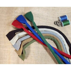 バッグ持ち手 アクリル ハンドル 35cm 46cm 58cm かばん持ち手 持ち手 柔らかい芯入り カラー 芯入り かばん 柔らかい 手芸用 材料 資材 2本組 ベージュ 赤 青 黒 緑 モスグリーン ミントグリーン