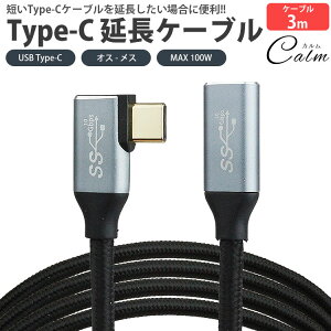 Type-C P[u USB3.2 3m 300cm L^ L^ f[^] fMΉ MAX100W PDΉ iCҍ USB C IX X ^Cv C