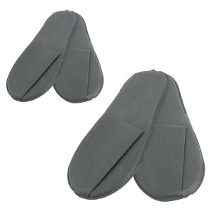 使い捨て 携帯スリッパ 2足セット 個包装 使い捨てスリッパ 不織布 滑り止め 持ち運び 軽量 前閉じタイプ 旅行 来客 携帯