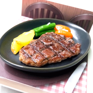 ■故人の好物シリーズ【ステーキキャンドル】|ステーキの香り付き【カメヤマ】【御供】【お墓参り】【お彼岸】【お盆】【故人の好物キャンドル】