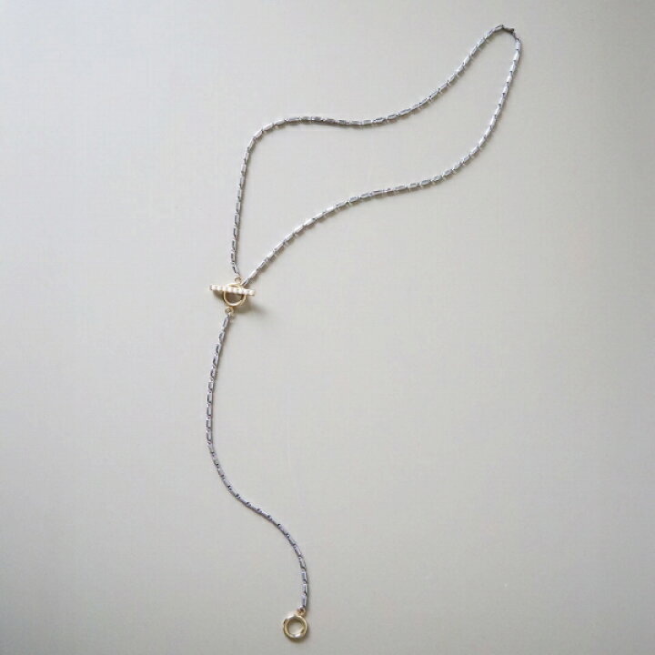 楽天市場】hinahina MANTEL ロングネックレス 4WAY y字 ネックレス 