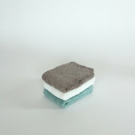 CUOL (クオル) タオルではじめるスキンケア / ウォッシュタオル 34×34cm ホワイト/ミント/モカ インテリア/今治タオル/日本製【母の日ギフト】