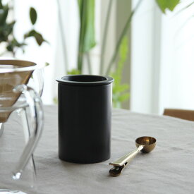 cores (コレス) キャニスター ブラック コーヒー豆/キッチン