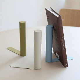esaila Slim Bookend スリムブックエンド ベージュ ブラック オリーブ ライトイエロー フロストブルー ブックエンド シンプル おしゃれ かっこいい かわいい インテリア 本立て ブックスタンド 本たて シンプル 読書 好き エサイラ【お取り寄せ】
