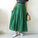 OMNES (オムネス) 風をまとうように軽やかに。一枚で決まる主役ロングスカート 全11色/無地/柄/ストライプ
