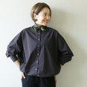 Sans Souci 34＋ 大人可愛い こなれ上手の3WAYシャツ ホワイト チャコール ブラックストライプ キャメル ブルー ネイビー グレージュ アイボリーモカ 3WAY シャツ レディース 長袖 ストライプ ノーカラー ストライプシャツ ノーカラーシャツ きれいめ おしゃれ サンスーシ