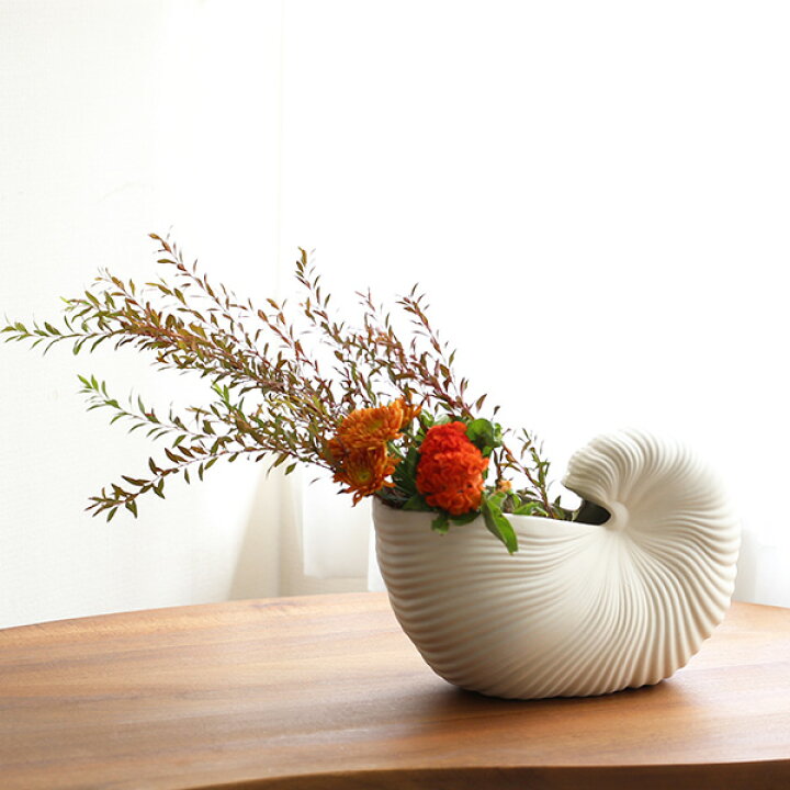 楽天市場】Ferm Living Shell Pot シェルポット オフホワイト 北欧 