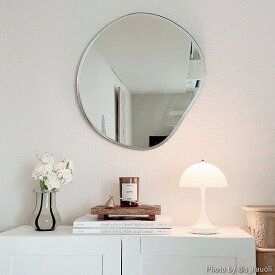 【お取り寄せ】Ferm Living (ファームリビング) Pond Mirror (ポンドミラー) S ブラス/ダーククローム 北欧/鏡/壁掛け/インテリア/日本正規販売店品