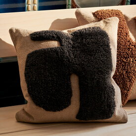 【お取り寄せ/ブルー：国内在庫あり】Ferm Living ファームリビング北欧 ファブリック インテリアもこもこ クッション ソファクッション ソファークッション 高級クッション もこもこクッション 可愛いクッション おしゃれクッション ソファー用クッション