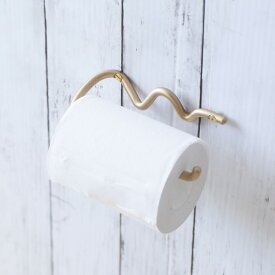 4月下旬頃発送予定ferm LIVING (ファームリビング) Curvature Toilet Paper Holder (カーバチュア トイレットペーパーホルダー) ブラス/ブラックブラス 北欧/インテリア/収納/日本正規代理店品