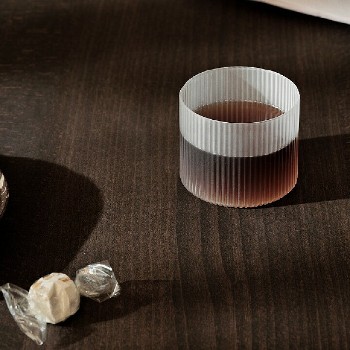 楽天市場】Ferm Living Ripple Low Glasses リップルローグラス 4個 