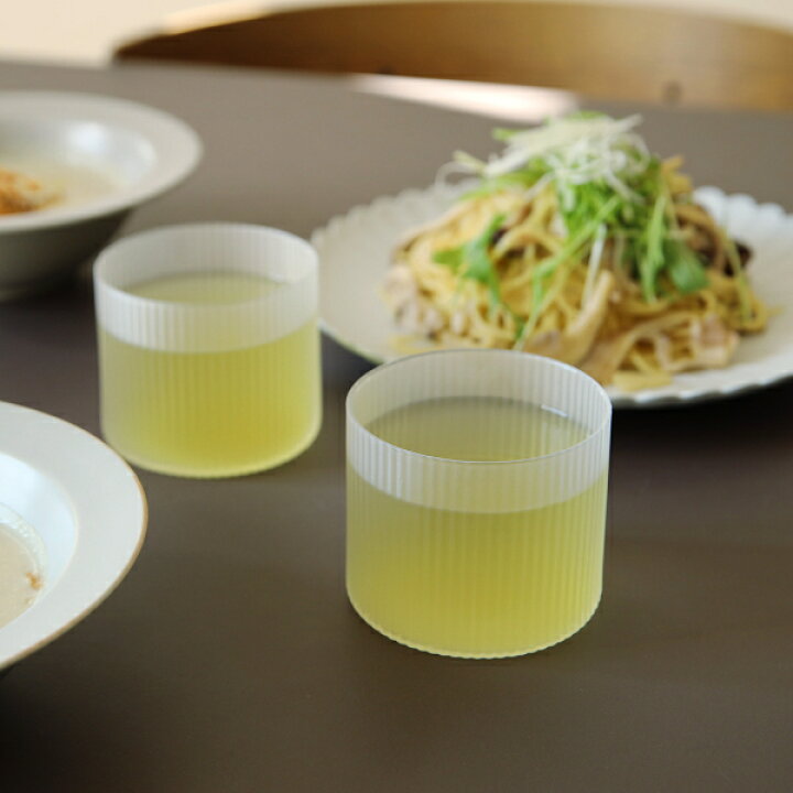 楽天市場】Ferm Living Ripple Low Glasses リップルローグラス 4個 