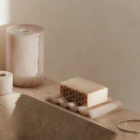 【国内在庫あり】Ferm Living (ファームリビング) Mist Soap Dish (ミスト ソープディッシュ) チャコール/エメラルド オフホワイト/パール/シュガーケルプ 北欧/インテリア/石鹸置き/洗面所/日本正規代理店品