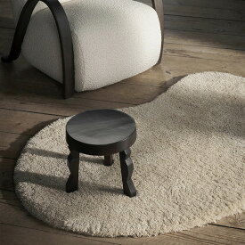 【国内在庫あり】Ferm Living (ファームリビング) Forma Wool Rug (フォルマ ウールラグ) S アッシュブラウン/オフホワイト 北欧/インテリア/マット/日本正規販売店品