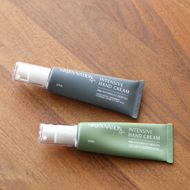 GREEN NATION Life (グリーンネーション ライフ) インテンシブ ハンドクリーム 50ml スイートオレンジ＆レモングラス/ラベンダー＆タイム/ベルガモット&イランイラン アロマ/保湿/植物由来