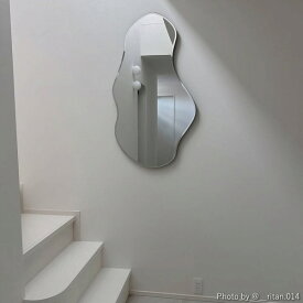【お取り寄せ】Ferm Living (ファームリビング) Pond Mirror (ポンドミラー) L ブラス/ダーククローム 北欧/鏡/姿見/インテリア/日本正規販売店品