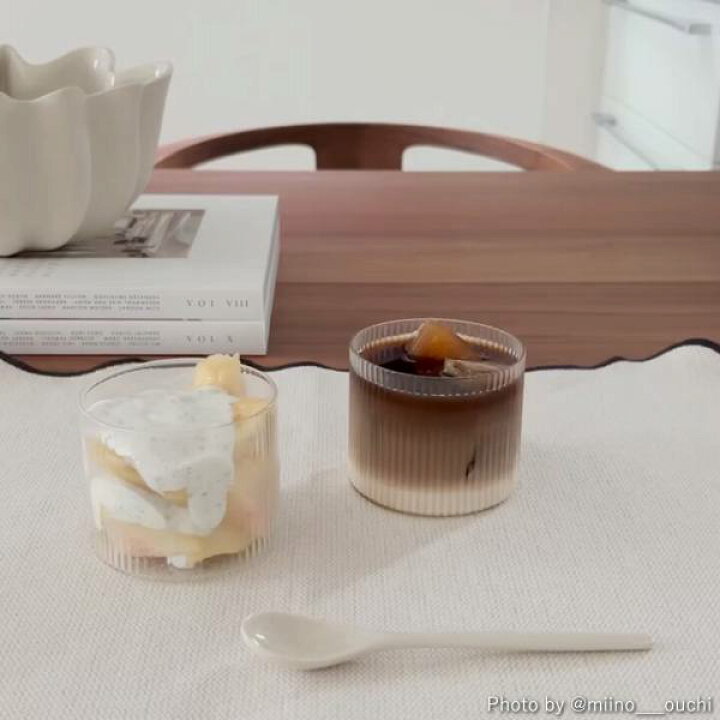 楽天市場】Ferm Living Ripple Low Glasses リップルローグラス 4個 