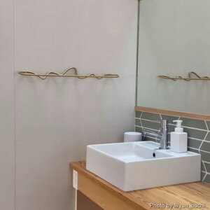 【国内在庫あり】Ferm Living (ファームリビング) Curvature Towel Hanger (カーバチュア タオルハンガー) ブラス/ブラックブラス ゴールド/北欧/インテリア/収納/日本正規販売店品【バッグキャンペー