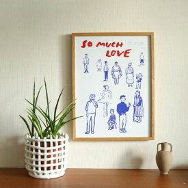 Paper Collective×MADO ポスター 30×40 50×40 So Much Love 北欧 インテリア アート ペーパーコレクティブ マド All The Way To Paris 日本正規代理店品【お取り寄せ】【キャンペーン対象】