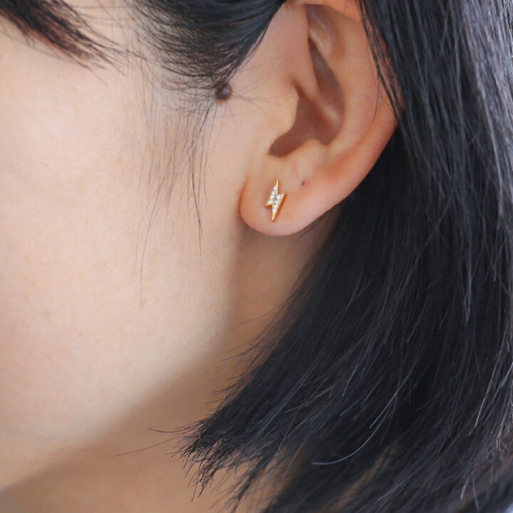 楽天市場】Baqless (バックレス) ピアス オネスティー サンダーボルト 