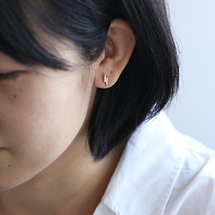 楽天市場】Baqless (バックレス) ピアス オネスティー サンダーボルト 