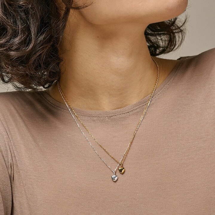 楽天市場】Enamel ネックレス アモーレ スチールブルー レッド 