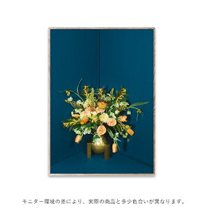 �y�L�����y�[���Ώہz�y�����񂹁zPaper Collective (�y�[�p�[�R���N�e�B�u) �|�X�^�[ 30×40/50×70 Blomst 05 / Petrol �k�� �C���e���A/���{���K�㗝�X�i