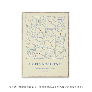 �y�L�����y�[���Ώہz�y�����񂹁zPaper Collective (�y�[�p�[�R���N�e�B�u) �|�X�^�[ 30×40/50×70/70×100 Flores Nocturnas 01 �k�� �C���e���A/���{���K�㗝�X�i
