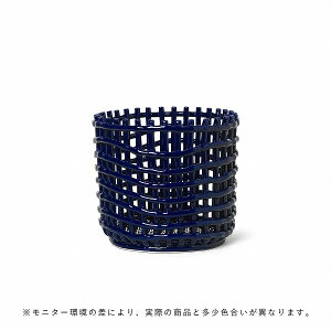 �y�����݌ɂ���zFerm Living (�t�@�[�����r���O) Ceramic Basket Large �u���[ �k��/�C���e���A/���{���K�̔��X�i