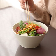 小田陶器 TOH Re50 麺鉢 クリーム 和洋食器 食器 皿