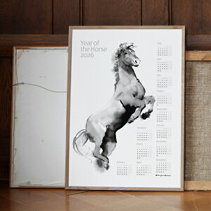 Teemu Jarvi (e[EB) J_[/|X^[ Year of the Horse 2026 50×70cm k/CeA/A[g/x/n/{K㗝Xi