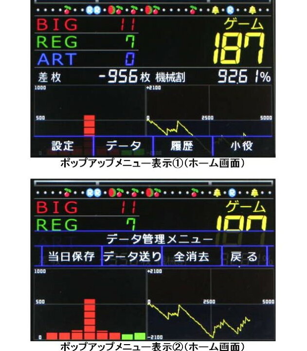 楽天市場】【新品】パチスロ用 データカウンター スマホサイズ 