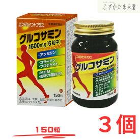 エンジョイント プラス 150粒 3個セット グルコサミン サメヒレ軟骨 ヒアルロン酸 N-アセチルグルコサミン コラーゲンペプチド MSM 第一薬品工業