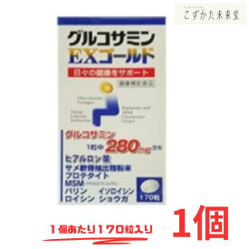 グルコサミンEX ゴールド 170粒 グルコサミン コンドロイチン ヒアルロン酸 msm サプリメント 東亜薬品 健康食品 サプリ