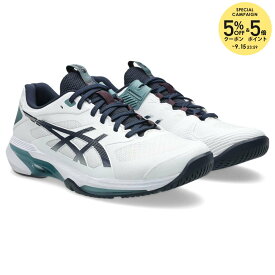 アシックス asics テニスシューズ メンズ SOLUTION SPEED FF 4 ソリューションスピードFF4 オールコート用 1041A532-102