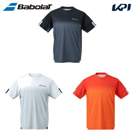 【全品10％OFFクーポン▼】バボラ Babolat テニスウェア ユニセックス CLUB SHORT SLEEVE SHIRT 半袖Tシャツ BUG1310C-2024 2024SS