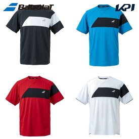 バボラ Babolat テニスウェア ユニセックス CLUB SHORT SLEEVE SHIRT ショートスリーブ 半袖Tシャツ BUG4311C 2024SS