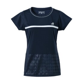 「あす楽対応」バボラ Babolat テニスウェア レディース ピュア ショートスリーブシャツ PURE SHORT SLEEVE SHIRT BWG3375 2023FW『即日出荷』