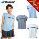 バボラ Babolat テニスウェア レディース PURE SHORT SLEEVE SHIRT 半袖Tシャツ BWG4325 2024SS