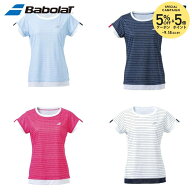 【エントリーで抽選▲最大10万ポイント】バボラ Babolat テニスウェア レディース CLUB SHORT SLEEVE SHI…