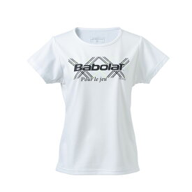 バボラ Babolat テニスウェア レディース PURE SHORT SLEEVE SHIRT 半袖Tシャツ BWP4528 2024SS