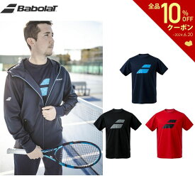 「あす楽対応」バボラ Babolat テニスウェア メンズ PURE ショートスリーブシャツ BUP3503 2023SS『即日出荷』【タイムセール】