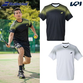【10％OFFクーポン対象】バボラ Babolat テニスウェア ユニセックス PLAY SHORT SLEEVE SHIRT　 ショートスリーブシャツ ゲームシャツ BUG6303 2026SS