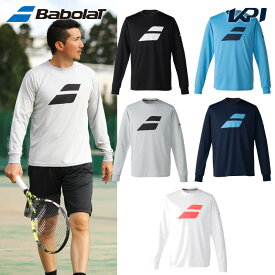 バボラ Babolat テニスウェア ユニセックス CLUB LONG SLEEVE SHIRT 長袖Tシャツ ロングスリーブシャツ BUP5510C 2025SS