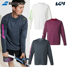 バボラ Babolat テニスウェア ユニセックス PURE LONG SLEEVE SHIRT ロングスリーブシャツ BUP5553 2025FW