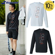 【10％OFFクーポン対象】バボラ Babolat テニスウェア ユニセックス PLAY LONG SLEEVE SHIRT ロングスリ…
