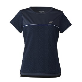 バボラ Babolat テニスウェア レディース PURE SHORT SLEEVE SHIRT ゲームシャツ BWG5325 2025SS