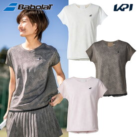 【10％OFFクーポン対象〜7/20】バボラ Babolat テニスウェア レディース VS SHORT SLEEVE SHIRT ゲームシャツ 半袖シャツ BWG5371 2025FW 7月下旬発売予定※予約