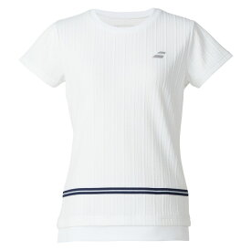 【エントリーで抽選▲最大10万ポイント】バボラ Babolat テニスウェア レディース PURE SHORT SLEEVE SHIRT 半袖シャツ BWG5375 2025FW